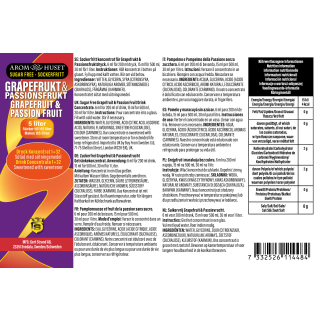 Grapefrukt & Passionsfrukt 5 liter sockerfritt koncentrat till 165Lstilldrink